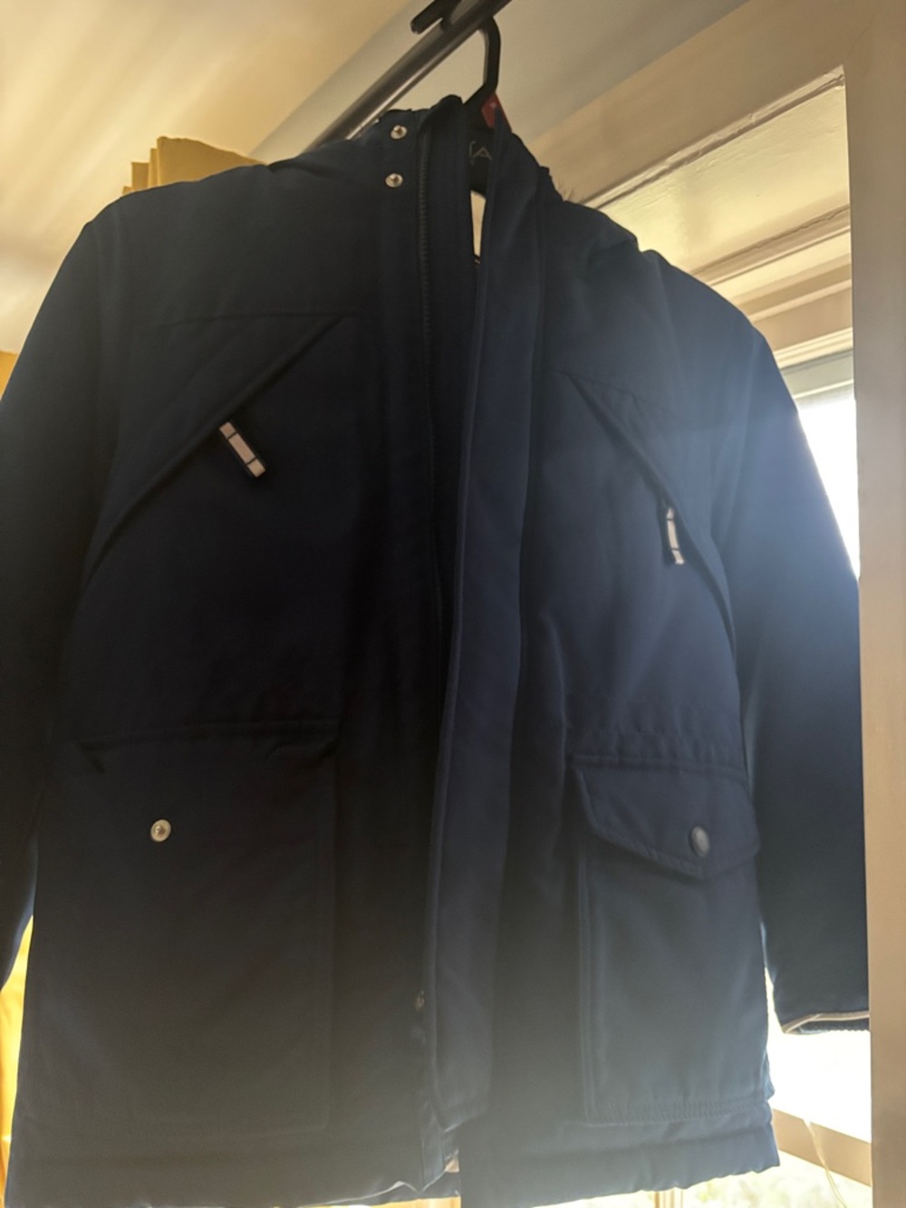 GAP kids Dark Navy Puffer Coat with Hood